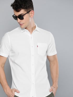 levis white shirt mens