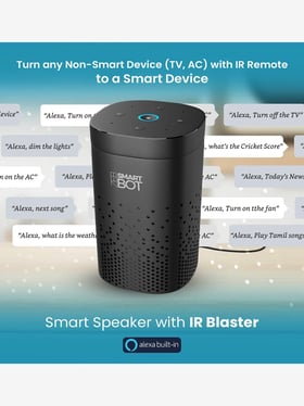 Buy Zebronics Zeb-Smart Bot Smart Bluetooth Speaker (Black) Online At Best  Price @ Tata CLiQ