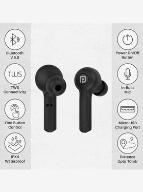 portronics earbuds harmonics twins 22