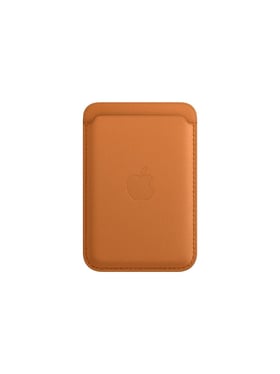 Apple+Leather+Wallet+with+MagSafe+for+iPhone+12%2F13+Series+-+Golden+Brown  for sale online