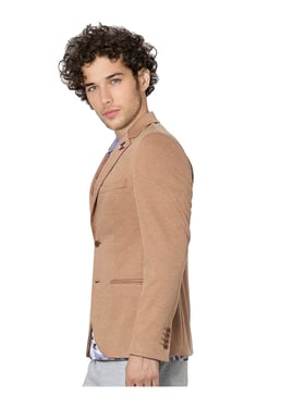 TSJ×TK SUITS BROWN 4 TSJ×TK SUITS BROWN 4 Dark Brown Herringbone Tailored Fit