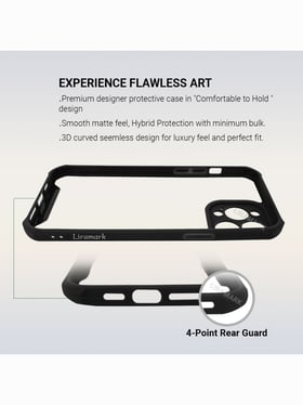 Buy Liramark Liquid Silicone Soft Apple iPhone 13 Pro Max - Black Online At  Best Price @ Tata CLiQ