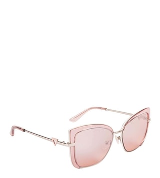 Buy Guess Pink GU7633 56 72U Retro Cat Eye Sunglasses for Women only at Tata CLiQ Luxury