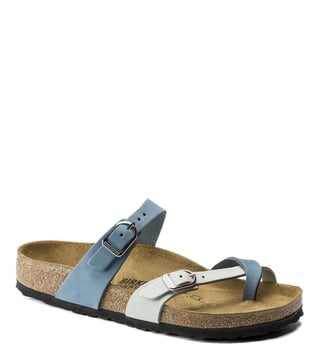 Buy Birkenstock Mayari Blue Regular Width Cross Strap Sandals for