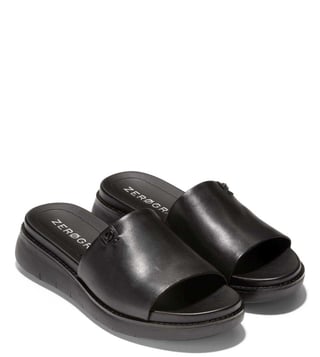 Buy Cole Haan Zerogrand Global Black Slide Sandals for Women