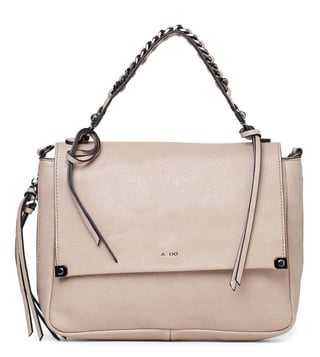 Buy Aldo Dark Beige Bignomia Large Satchel for Women Online Tata