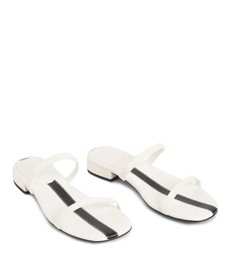 Buy Charles u0026 Keith White Slide Sandals for Women Online @ Tata CLiQ Luxury