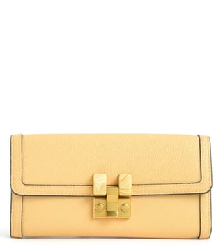 Charles and keith online yellow wallet