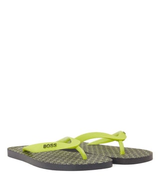 Buy BOSS Bright Yellow Pacific Flip Flops for Men Online Tata