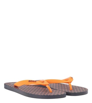 Buy BOSS Bright Orange Pacific Flip Flops for Men Online Tata