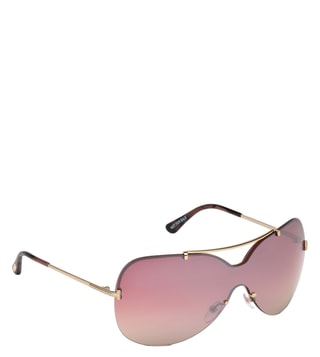 Buy Tom Ford Purple Wraparound Sunglasses for Women only at Tata CLiQ Luxury