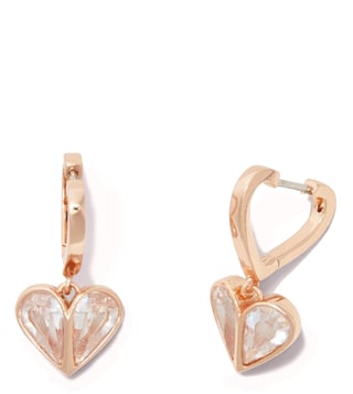 Kate Spade Gold Red Crystal Heart Stud Earrings for Women Online India at  Darveyscom