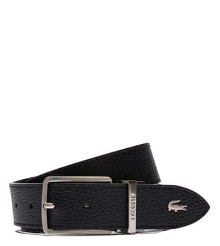 Buy Lacoste Black Monogram Tongue Buckle Belt for Men Online @ Tata CLiQ  Luxury