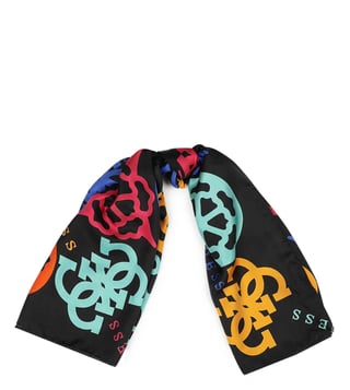 Buy Guess Multicolored Logo Pashmina Scarf for Women Online @ Tata