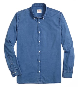 brooks brothers chambray shirt