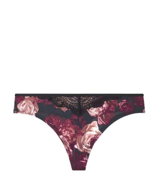 Buy La Senza Multicolor Lace REMIX Thong Panty for Women Online