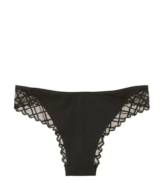Buy La Senza Black Lace REMIX Cheeky Panty for Women Online @ Tata CLiQ  Luxury