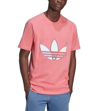 Buy Adidas Originals Purple Regular Fit Printed Sports T-Shirt for Mens  Online @ Tata CLiQ