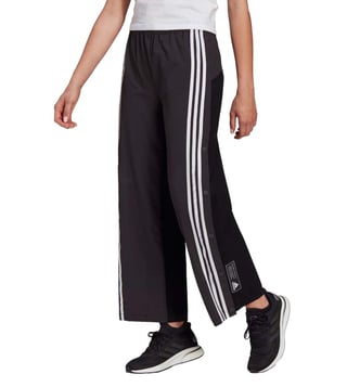 Adidas Mens Regular Loose Fit Cotton Trackpants GH7305Black WhiteXS   Amazonin Clothing  Accessories