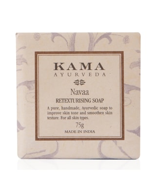 Buy Kama Ayurveda Navaa Retexturising Soap 75 gm (Unisex) only at Tata CLiQ Luxury