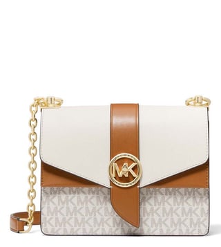 Buy MICHAEL Michael Kors Vanilla Jet Set Medium Pouch for Women Online @  Tata CLiQ Luxury