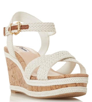 White wedges hot sale dune