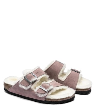 Birkenstock Women's Arizona Shearling Slide Sandal