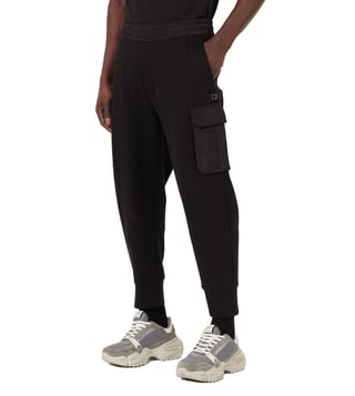 Buy Emporio Armani Nero Regular Fit Cargo Pants for Men Online @ Tata CLiQ  Luxury