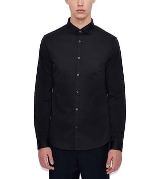 armani shirt black