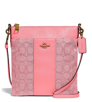 KITT Signature Jacquard Messenger Crossbody Bag