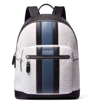 Mk black outlet and white backpack