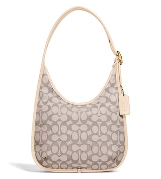 coach bag signature jacquard