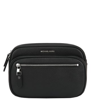 Buy MICHAEL Michael Kors Black Hudson Medium Commuter Belt Bag for Men  Online @ Tata CLiQ Luxury