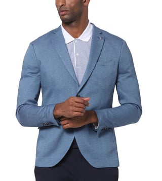 Buy Selected Homme Light Blue Melange Diego Blz B Blazers for Men