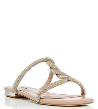 Nude outlet sparkly sandals