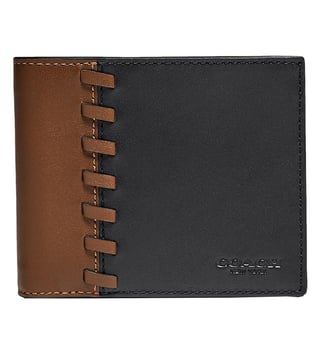 Coach dark cheap saddle wallet