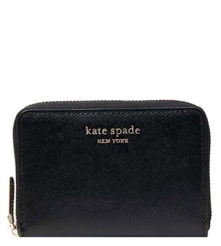 Buy Kate Spade Black Spencer Small Zip Wallet for Women Online @ Tata CLiQ  Luxury