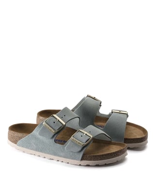 Buy Birkenstock Arizona Soft Footbed Light Blue Unisex Slide