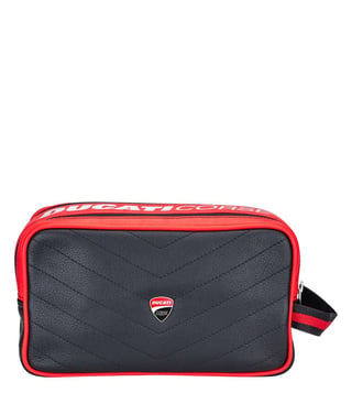 Ducati Pouch  Buy Ducati DTLUG2000101 Tagliato Genuine Leather Toiletry Bag  Online  Nykaa Fashion
