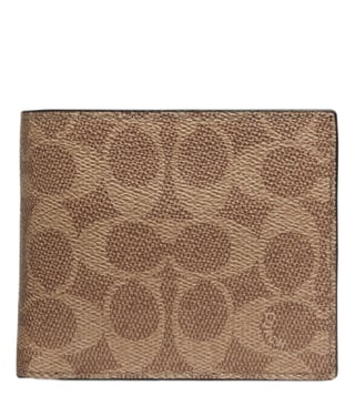 Buy Coach Brown Medium Signature Canvas Wallet for Men Online @ Tata CLiQ  Luxury