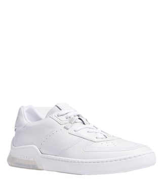 Men's coach store white sneakers