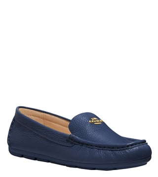 Coach 2025 blue loafers