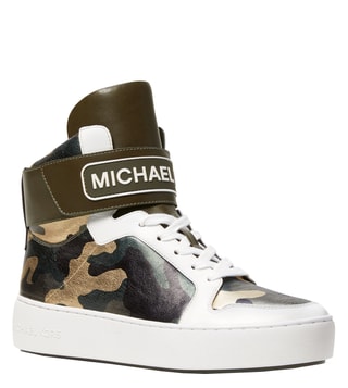 Buy MICHAEL Michael Kors Trent High Top Camo Women Sneakers Online @ Tata  CLiQ Luxury