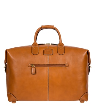 Buy Bric's Tan Life Pelle Small Carry On Cargo Duffel only at Tata CLiQ Luxury