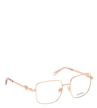 Buy GUESS Rose Gold Square Eye Frames for Women only at Tata CLiQ Luxury