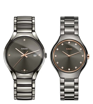 Rado true thinline on sale diamonds