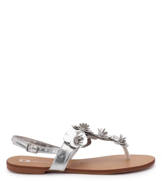 Buy Dune London LIZZA Silver Back Strap Sandals for Women Online @ Tata  CLiQ Luxury
