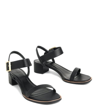 Buy CHARLES & KEITH Black Ankle Strap Sandals for Women Online @ Tata CLiQ  Luxury