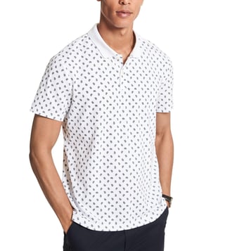 Buy MICHAEL Michael Kors White Printed Regular Fit Polo T-Shirt for Men  Online @ Tata CLiQ Luxury