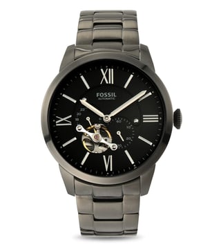 Fossil townsman black chronograph watch best sale